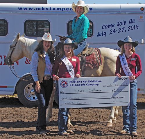 2019 2nd PLACE WINNER - Laura Culligan and 2013 mare Skips Zan Nu Chex